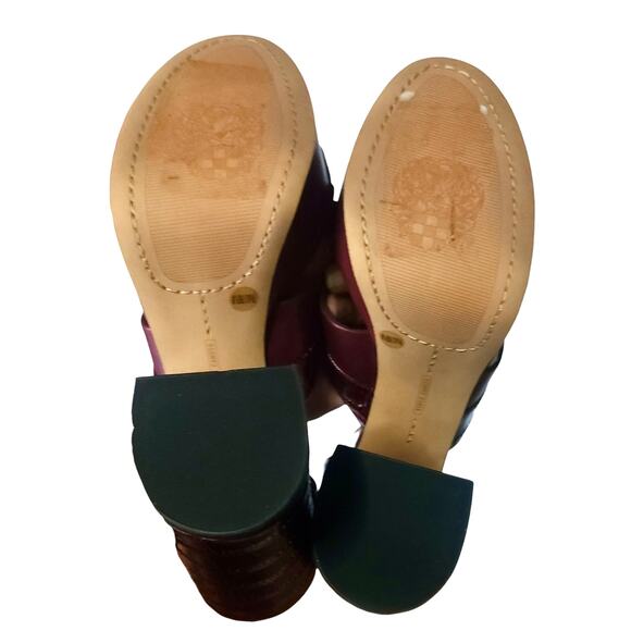 Vince Camuto Burgundy Platform Heels - Picture 7 of 7